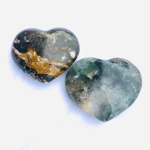 Ocean Jasper Crystal Heart