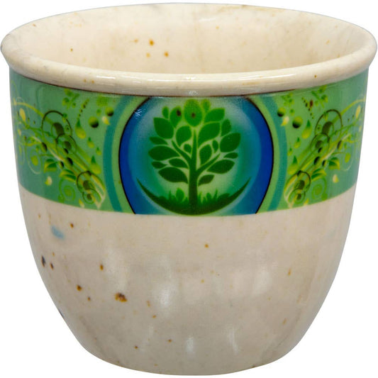 Tree of Life Small Ceramic Smudge Pot