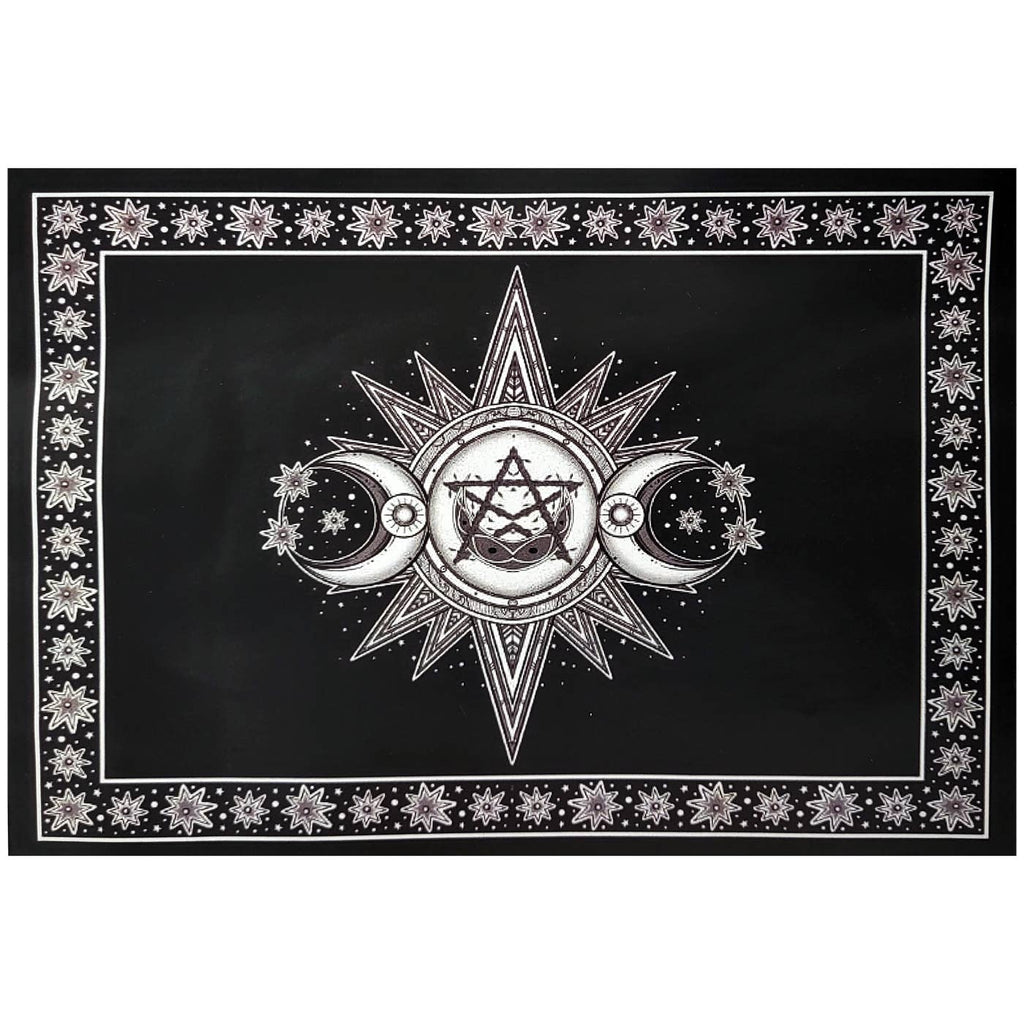 Crescent Moon Stars Tapestry