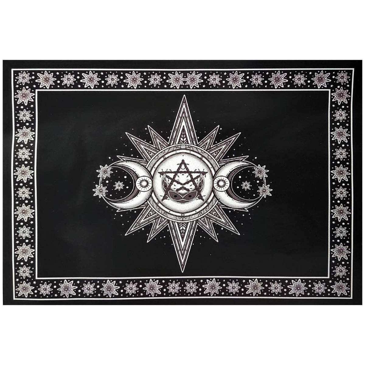 Crescent Moon Stars Tapestry