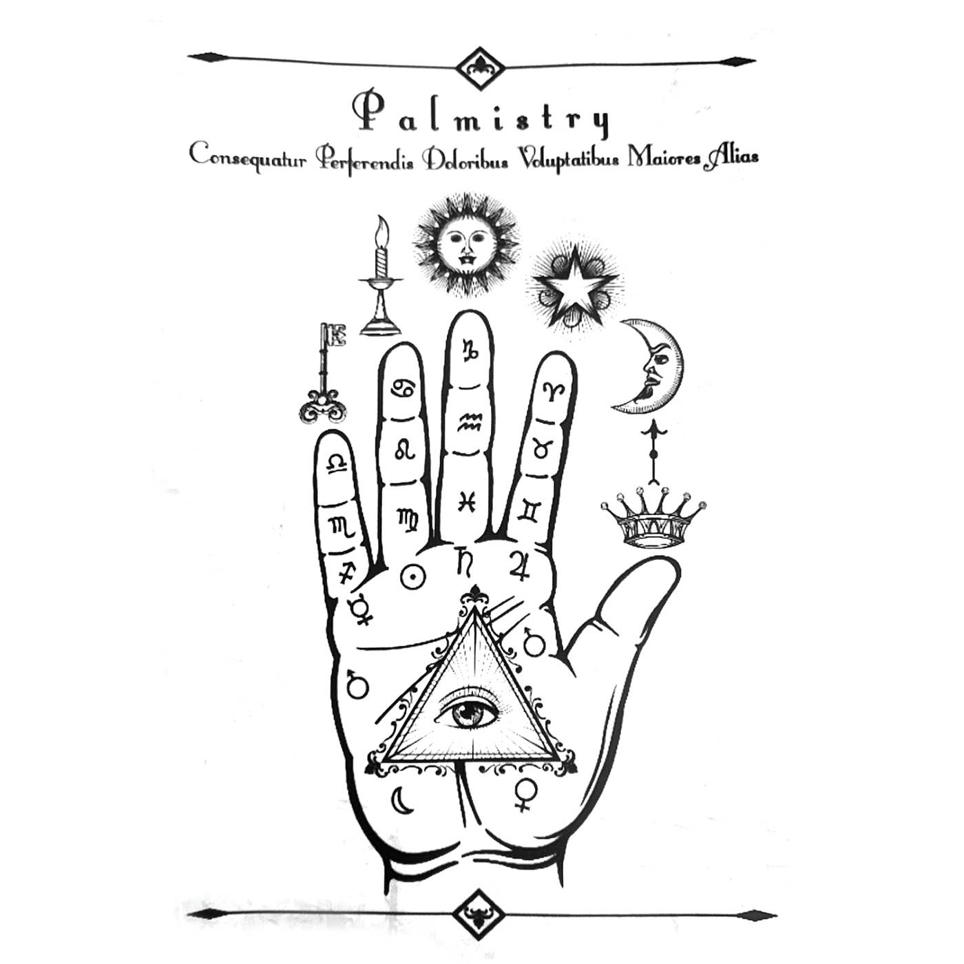 Palmistry Tapestry