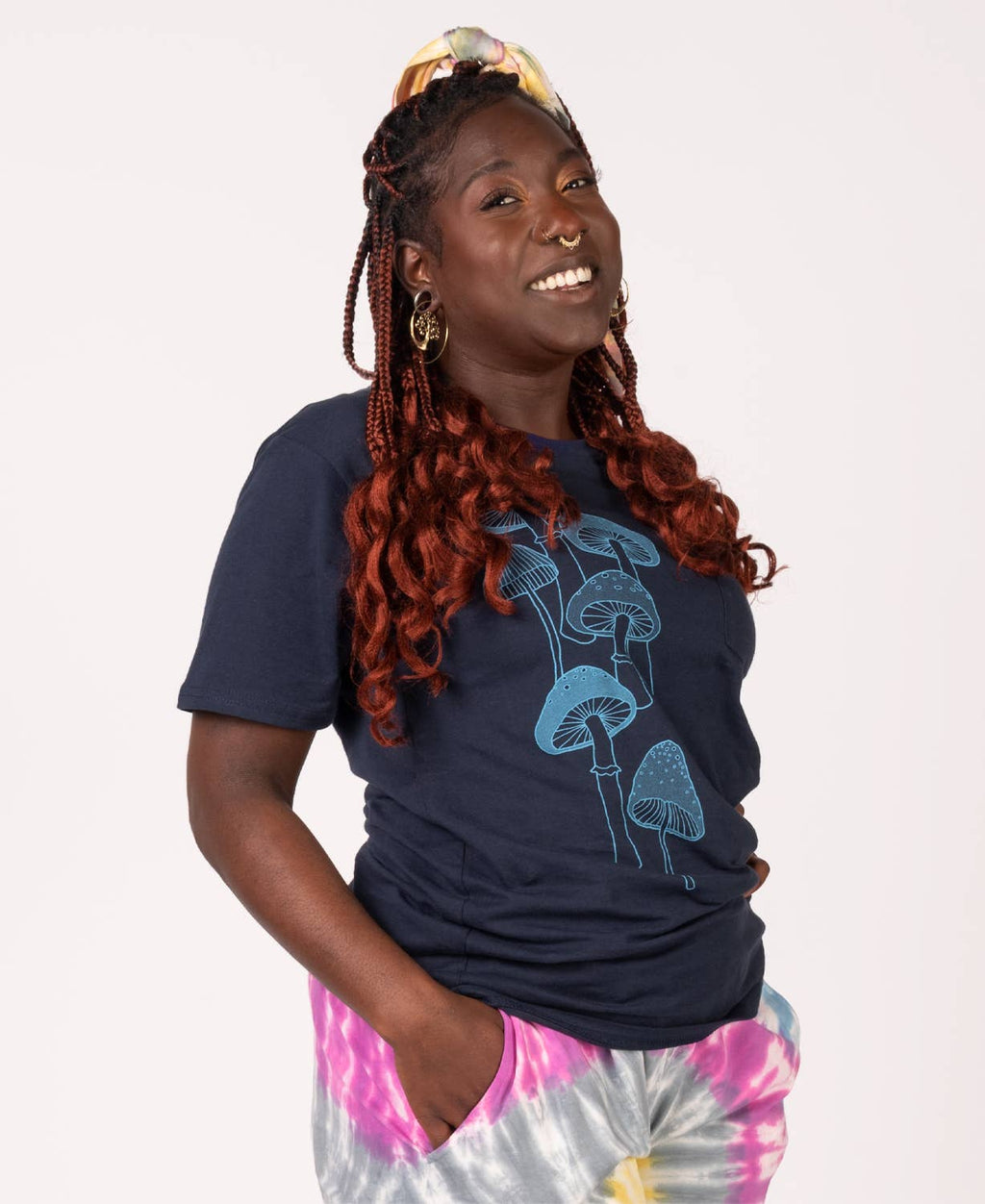 Mushrooms Organic Pocket T-Shirt