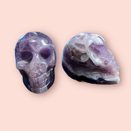 Amethyst Carved Skull 1 in.