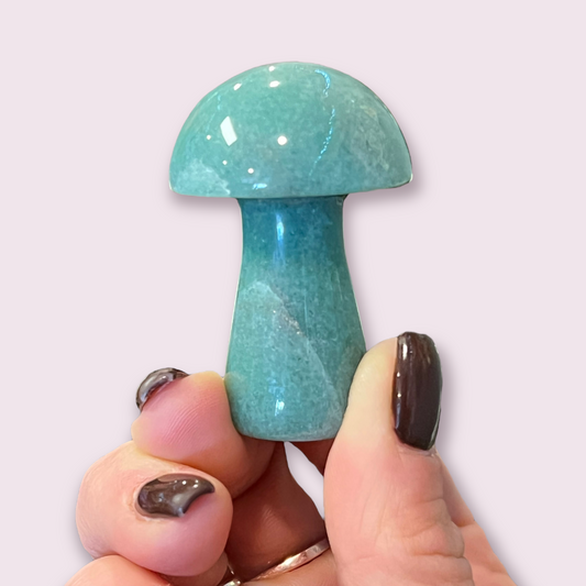 Green Aventurine Magic Mushroom 50mm