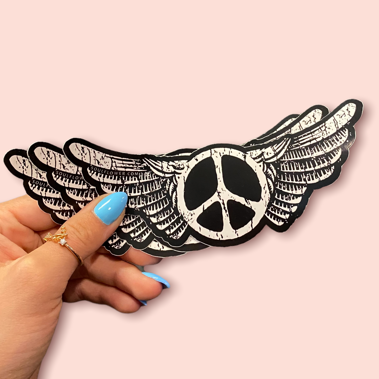 Peace Wings Sticker