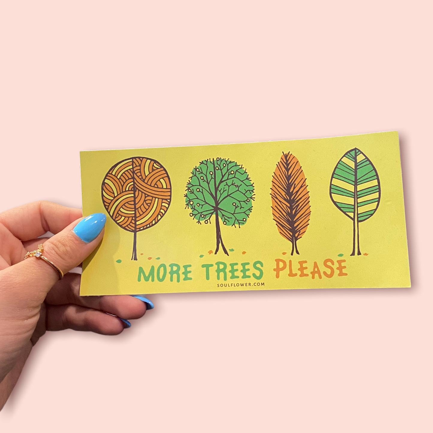 More Trees Please Sticker