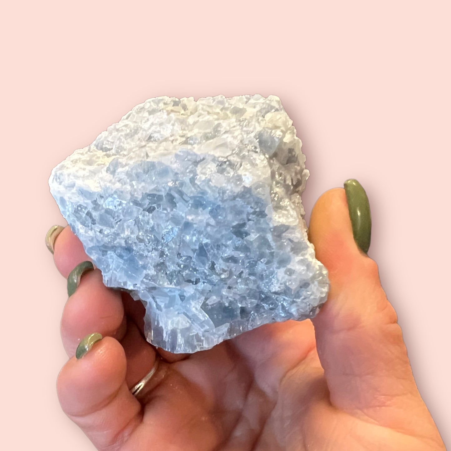 Blue Calcite Raw - Large