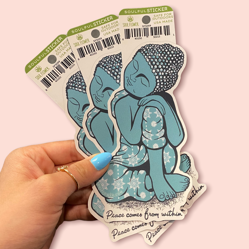Peace Buddha Sticker