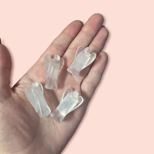 Rose Quartz Crystal Angels