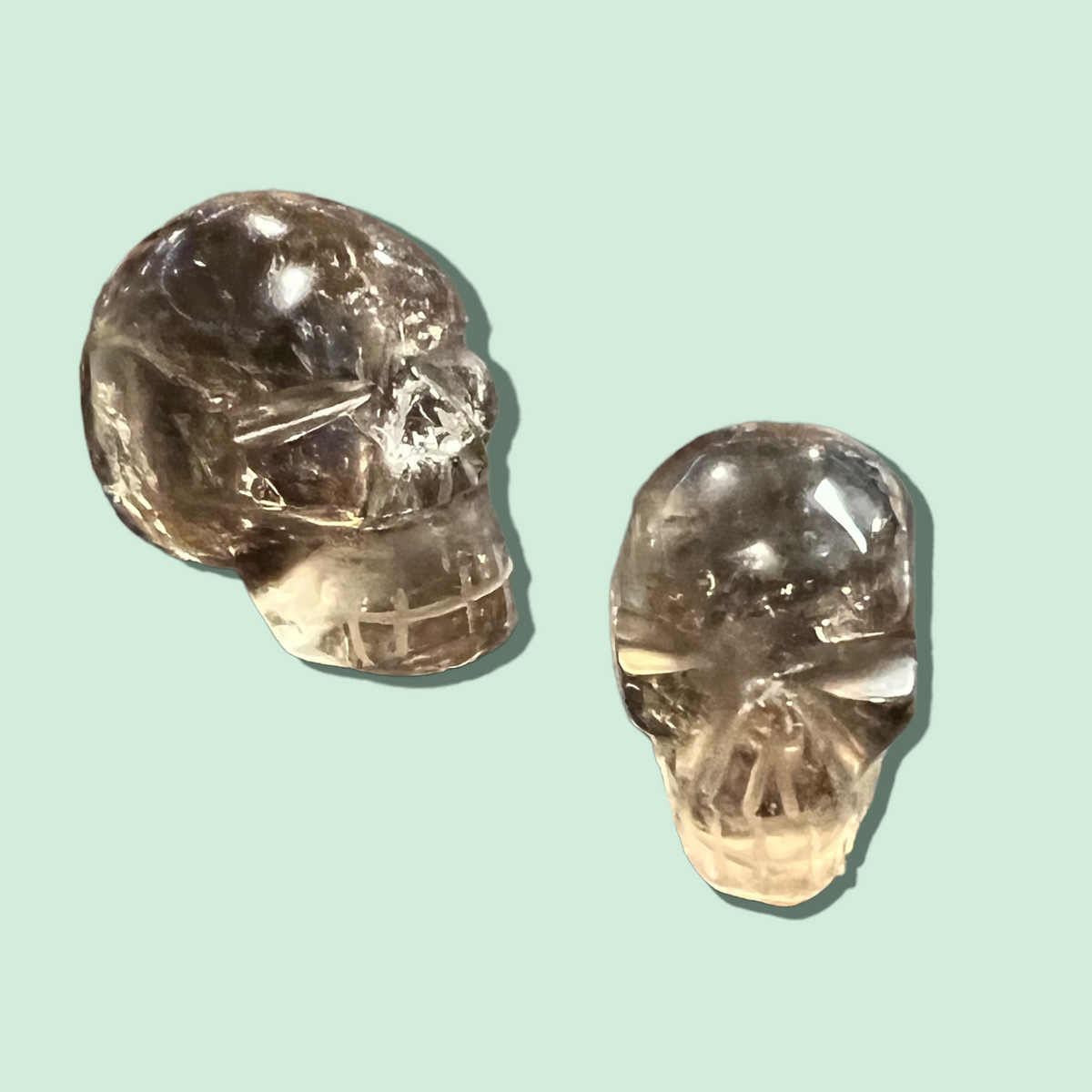 Smoky Quartz Mini Skull 25-30mm