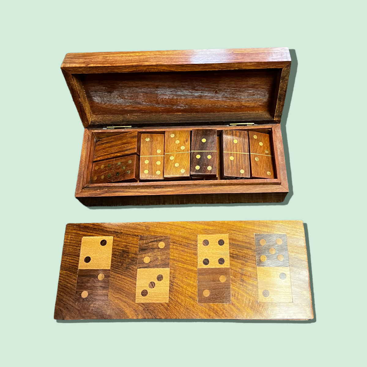 Wooden Domino Set
