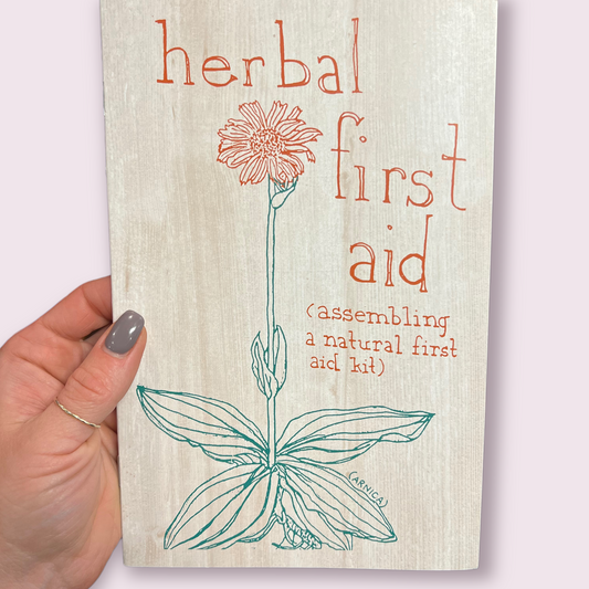 Herbal First Aid: Assembling a Natural First Aid Kit (Zine)