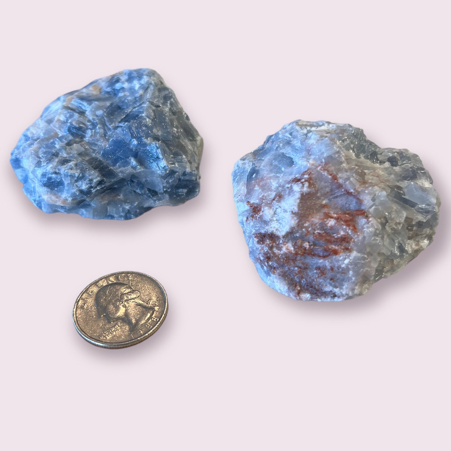 Blue Calcite Raw - Large