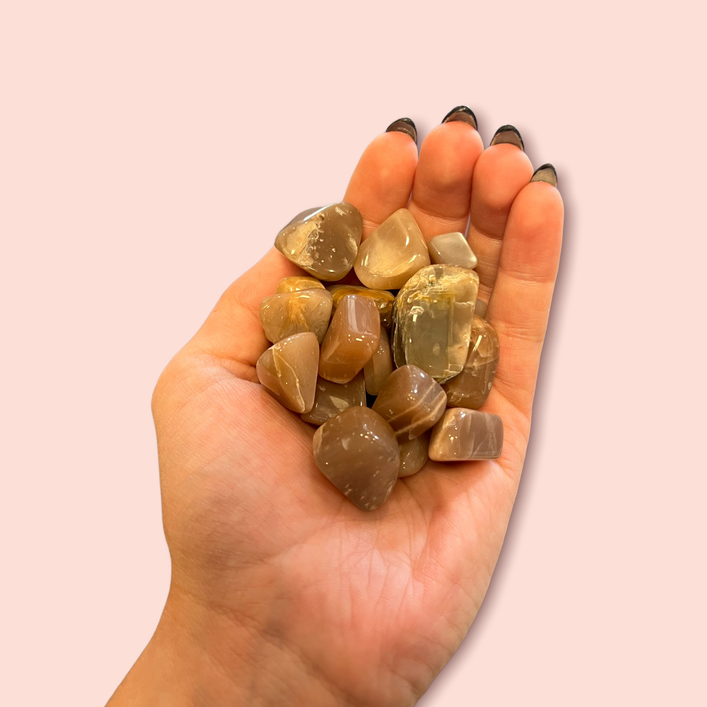 Coffee Moonstone Tumbled