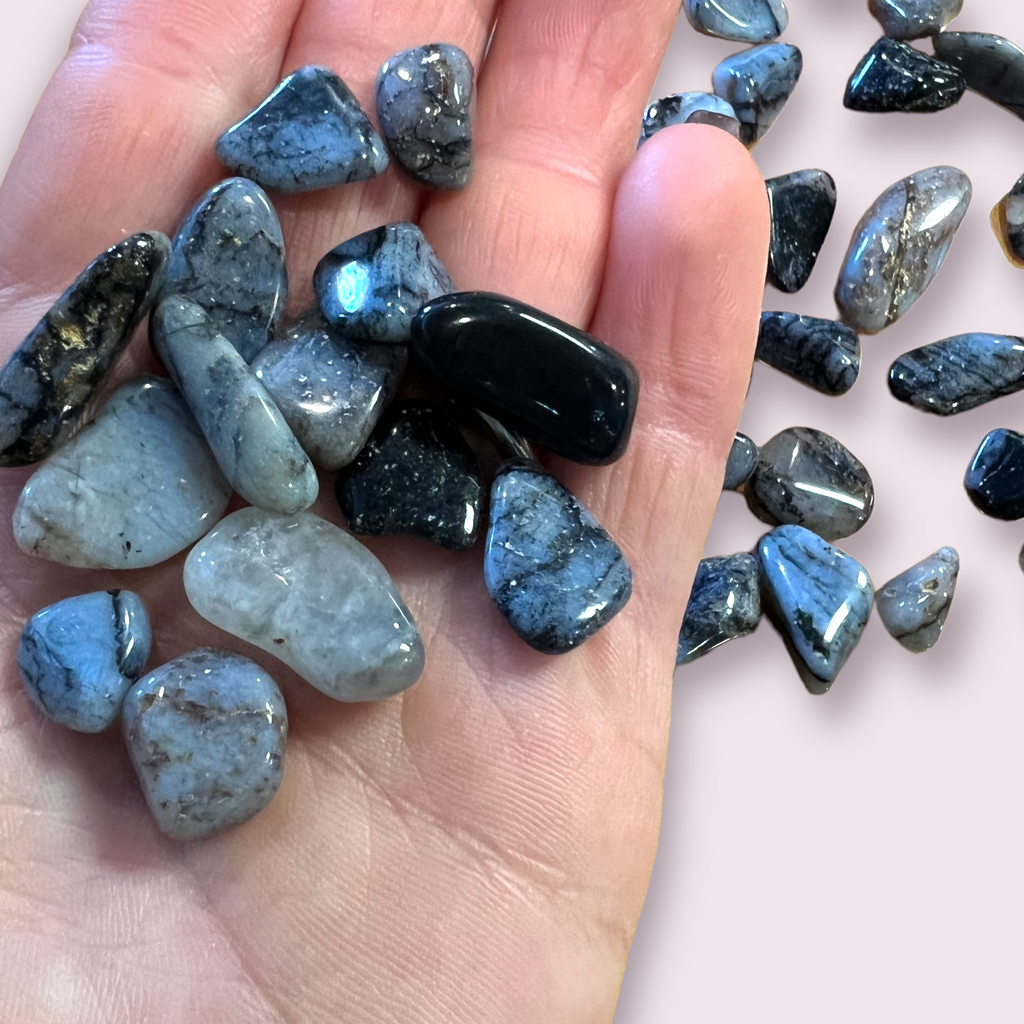 Blue Chert Tumbled Stone
