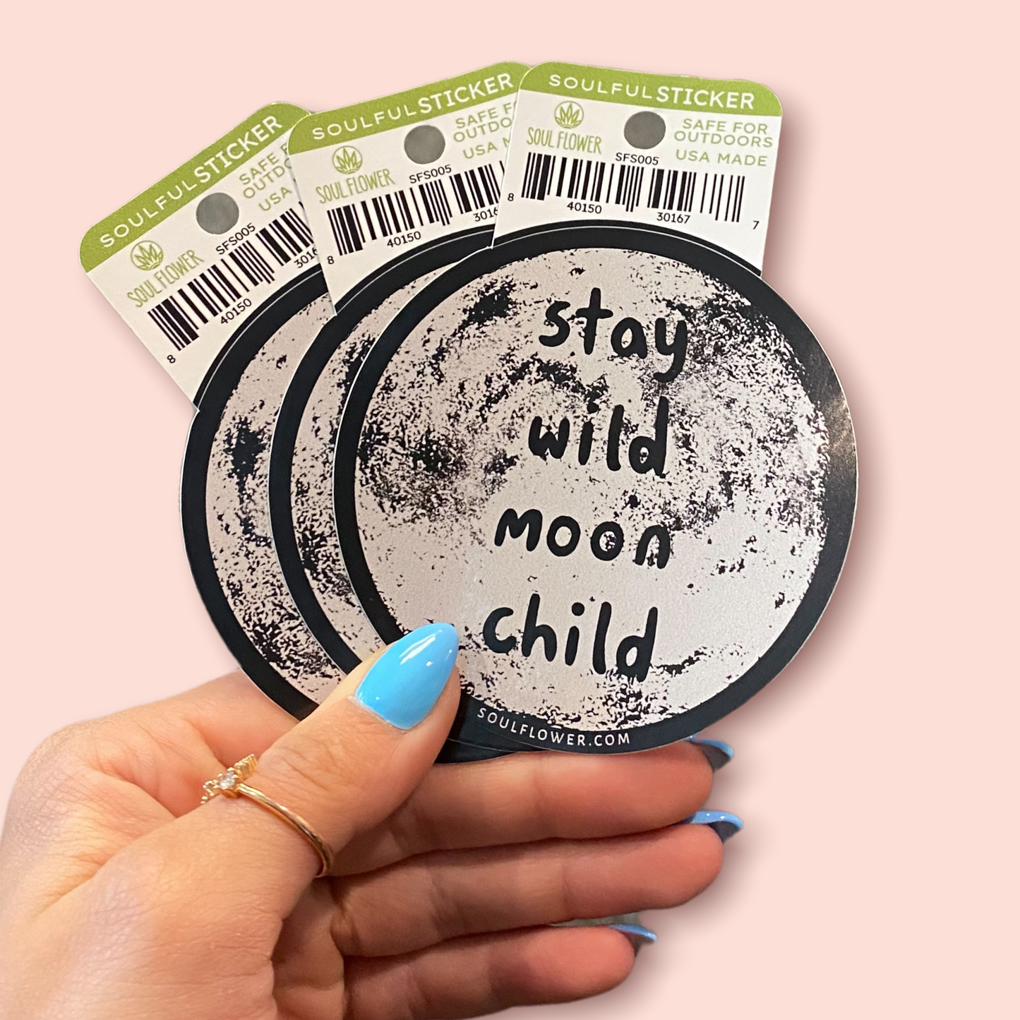 Stay Wild Moon Child Sticker