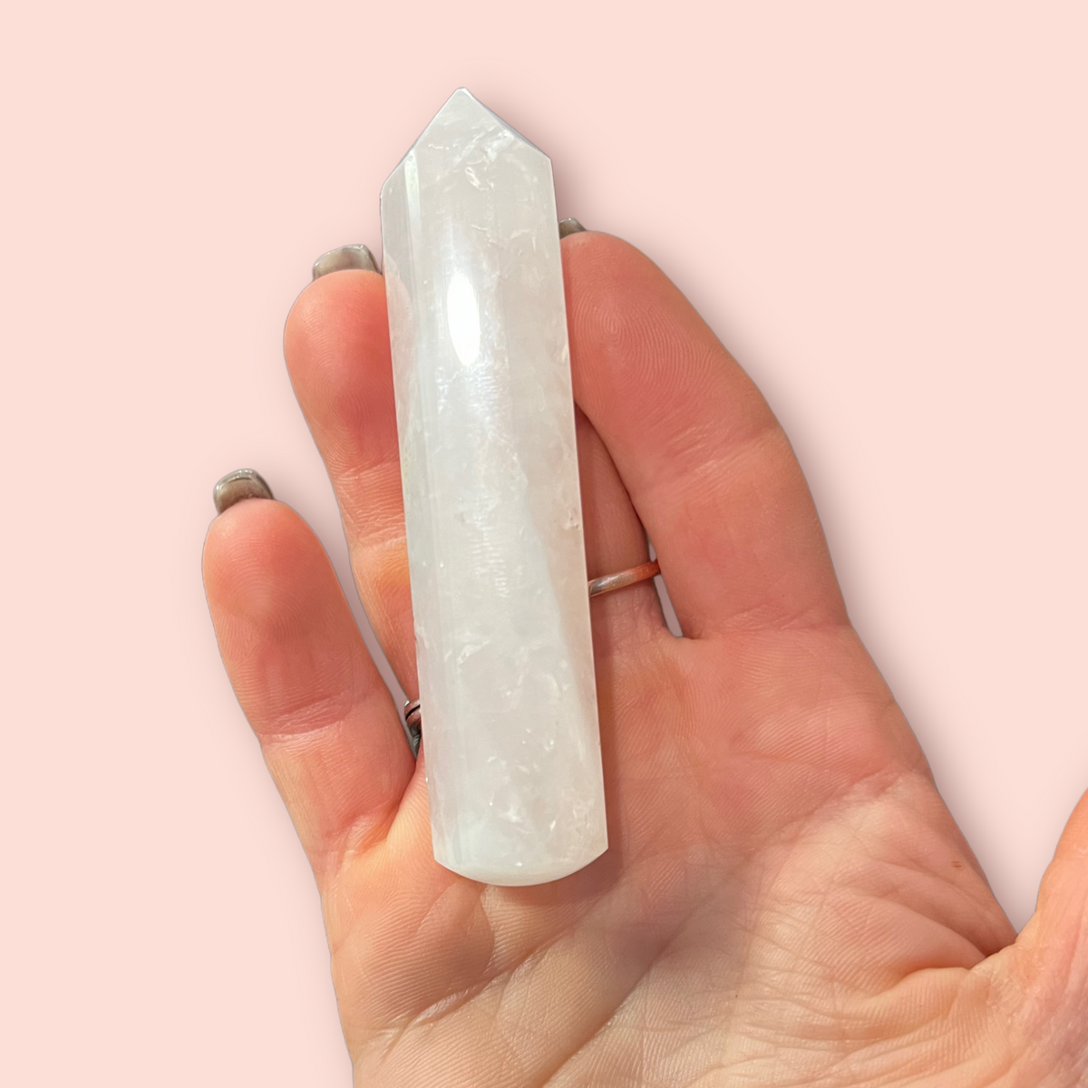 Crystal Massage Magic Wands Small Rose Quartz