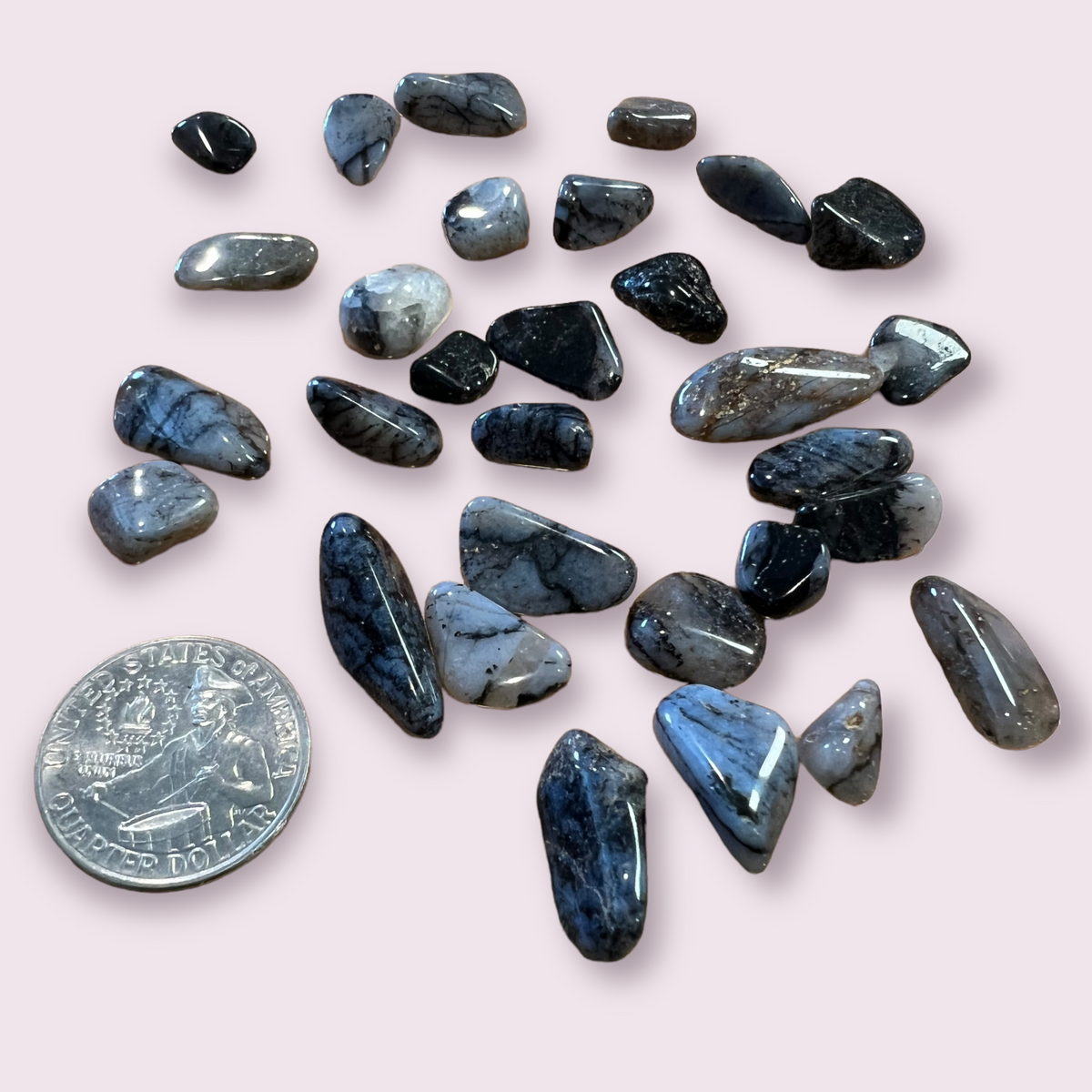 Blue Chert Tumbled Stone