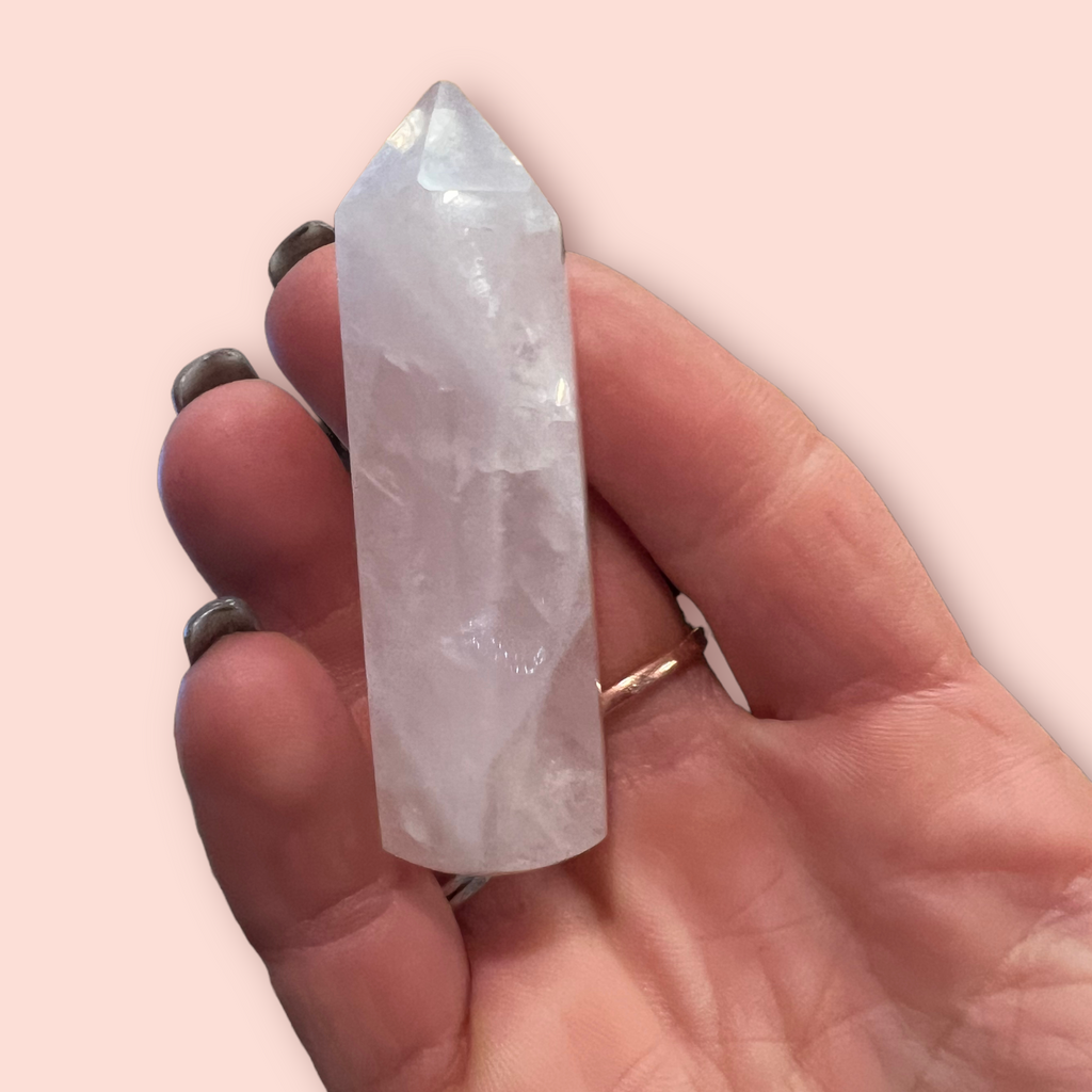 Crystal Massage Magic Wands Small Rose Quartz