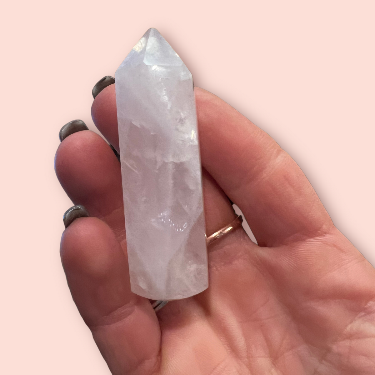 Crystal Massage Magic Wands Small Rose Quartz