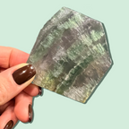 Fluorite Polished Slice Freeform 50-70 mm