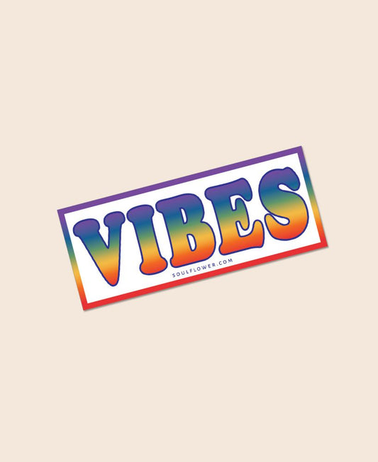 Rainbow Vibes Mini Message Sticker