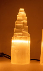 Selenite Lamp 25cm