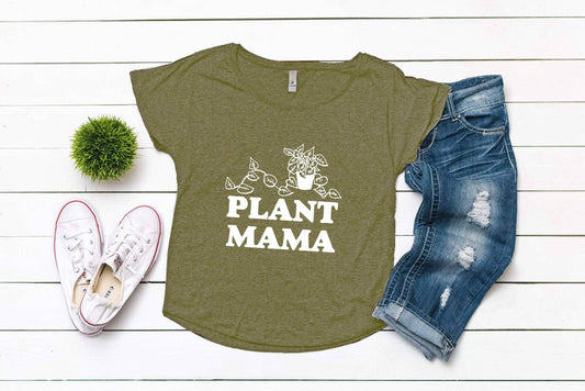 Plant Mama - Ladies Dolman Tee
