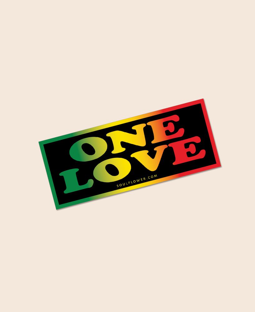 ONE LOVE Mini Message Sticker