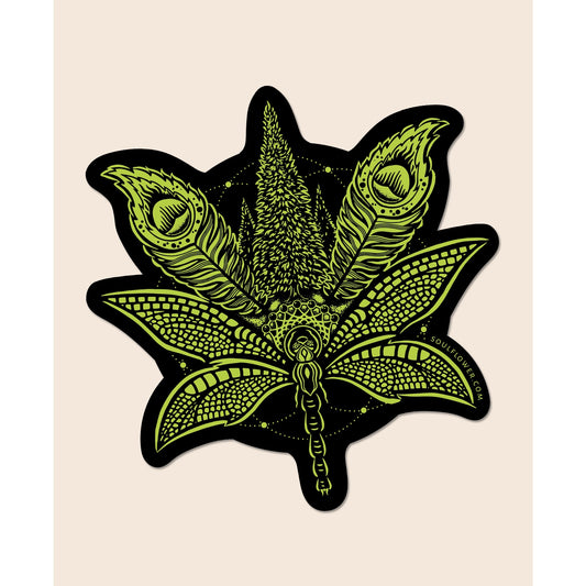 Sacred Cannabis Sticker