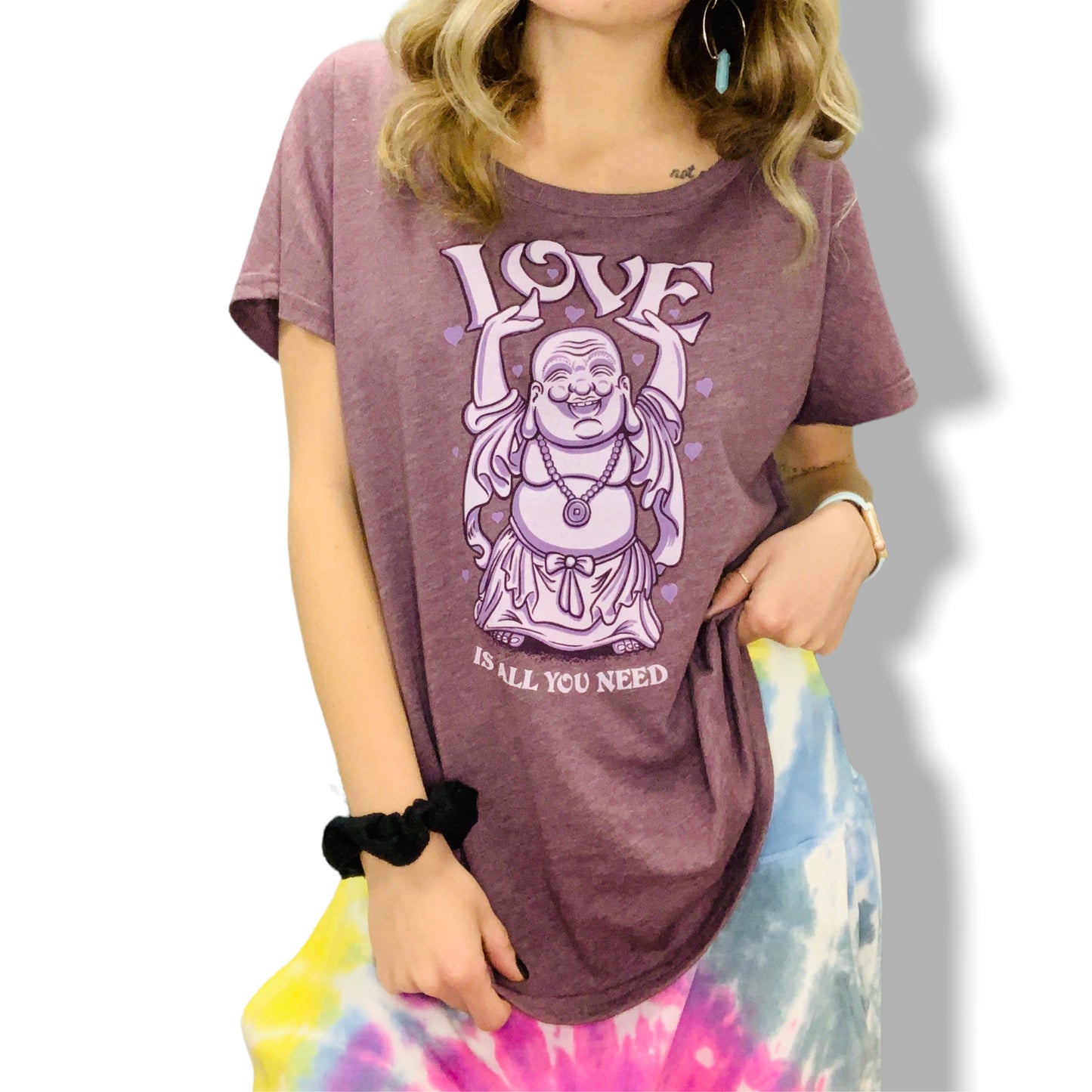 Love Buddha Slouch Top