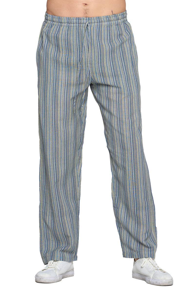 Sky Striped Men's Pants