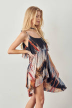 Tie Dye Spaghetti Strap Tunic
