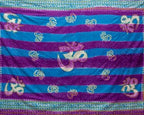 Tie Dye Om Tapestry Purple Blue