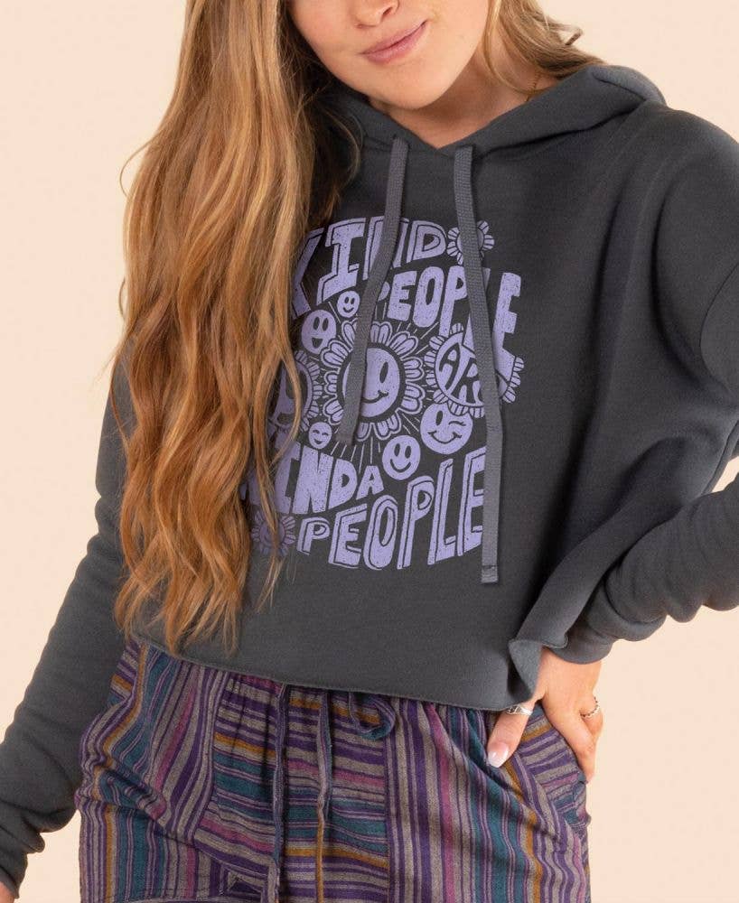 Kind People Crop Hoody