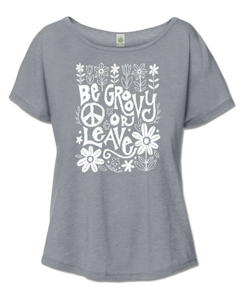 Be Groovy or Leave Slouch Top