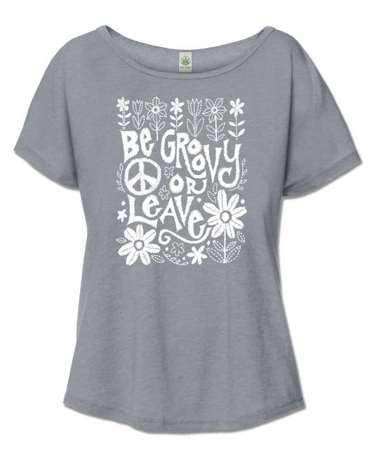 Be Groovy or Leave Slouch Top